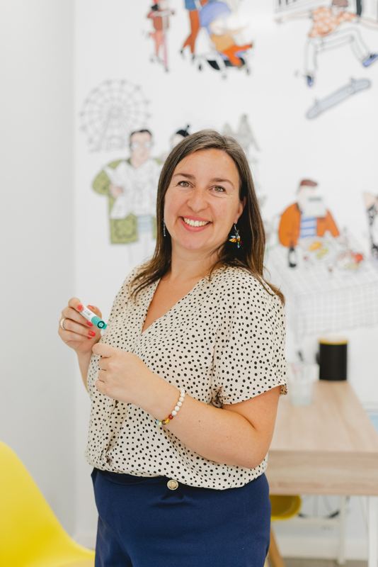 Léa Ricci dans sa classe